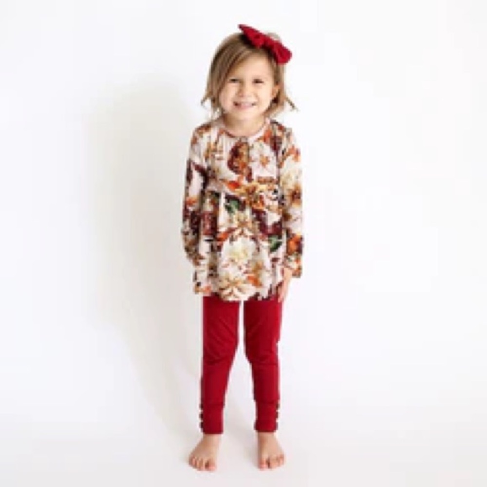 4T Posh Peanut peplum pants Julieta